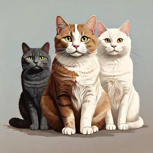 Infográfico mostrando SS, Ss e ss em gatos British Shorthair