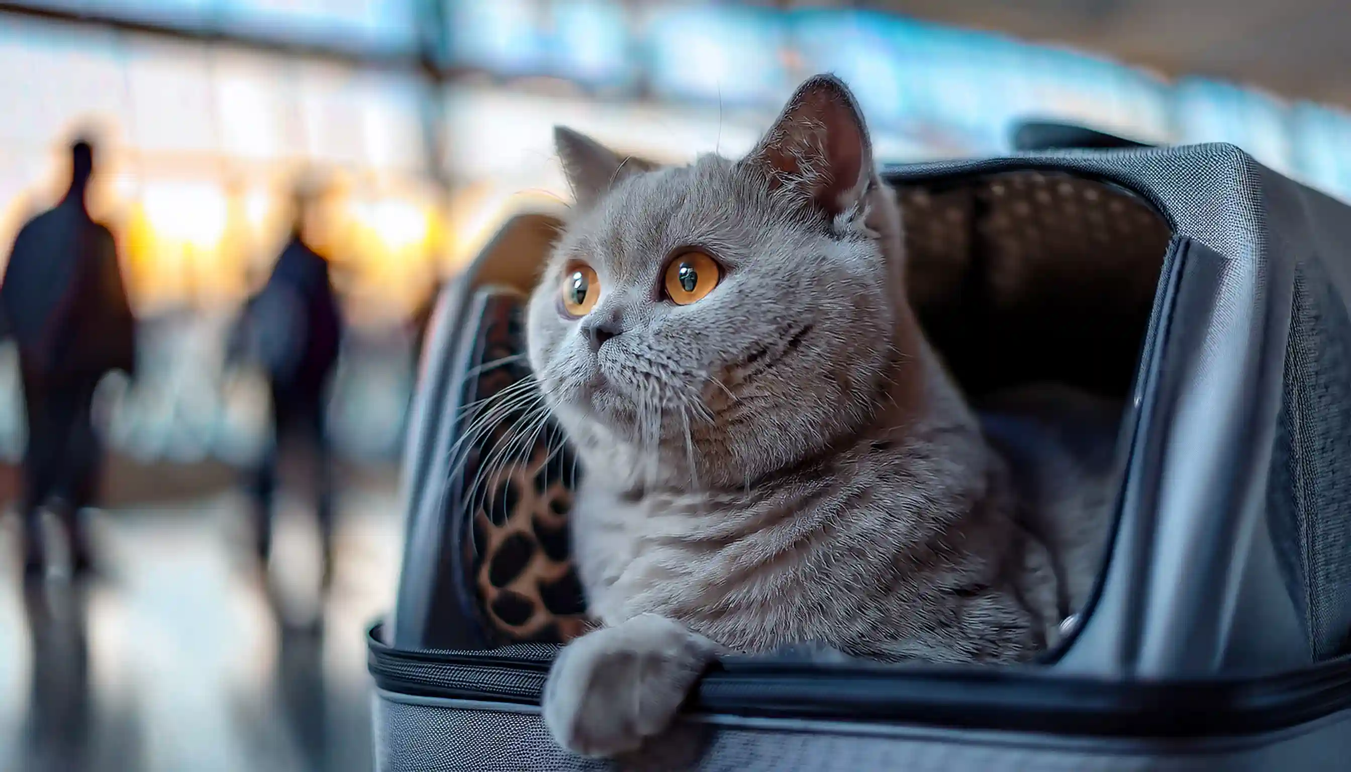 British Shorthair pronto para voar