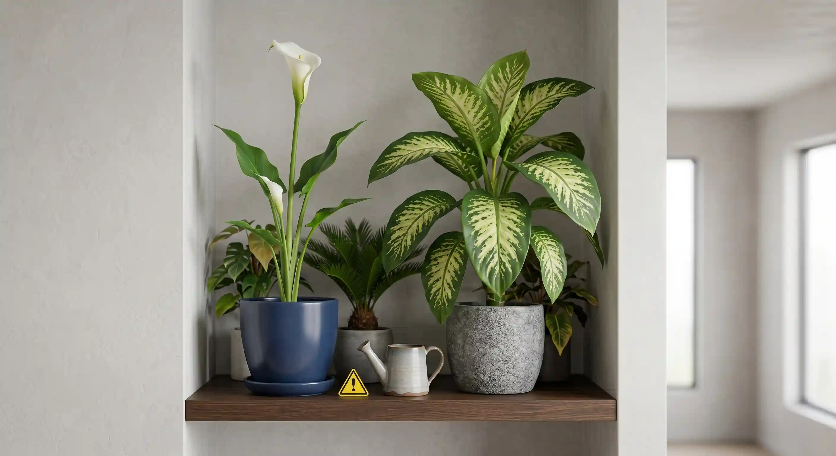 Exemplo de plantas ornamentais que devem ficar fora do alcance felino